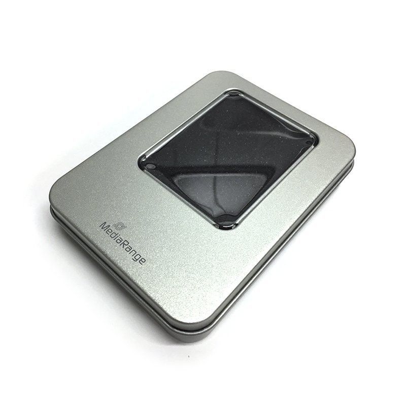 Image of Aluminium Pendrive Gift Box holder BOX901 (IT13775)