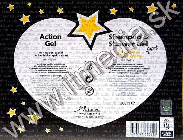 Image of Juventus Shampoo &amp;amp;amp; Shower Gel + Action Gel (IT5071)