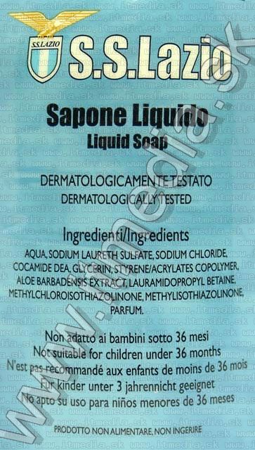 Image of S.S. Lazio Liquid Soap INFO! (IT5083)
