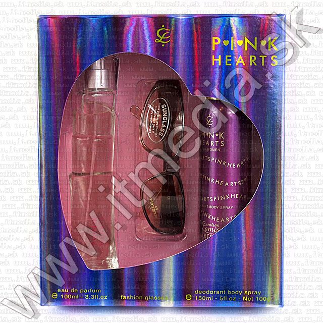 Image of Creation Lamis Pink Hearts Gift Set for Women (IT3645)