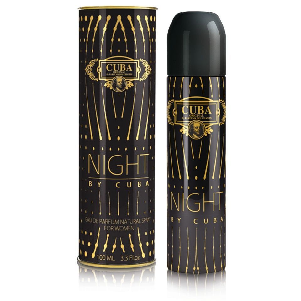 Image of Cuba Perfume (100 ml EDP) *Night* for Women (IT12582)