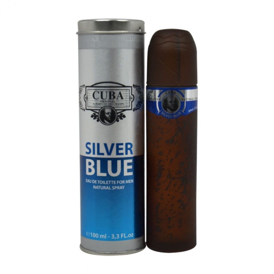 Image of Cuba EDT Silver Blue for Men 100ml (IT12587)