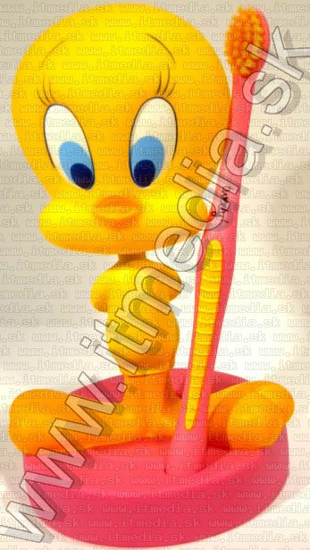 Image of Tweety Toothbrush and Toothbrush Holder (IT3290)