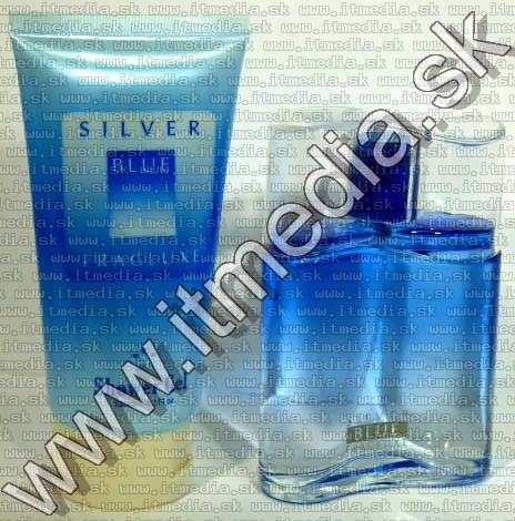 Image of Fragluxe Silver Blue Gift Set for Men (IT3678)