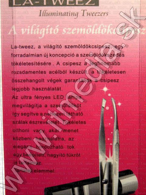 Image of La-Tweez világító szemöldök csipesz (IT2596)