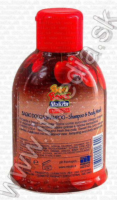 Image of Bon Bons Malizia Douche Gel (500 ml) *Cherry Cola* (IT3897)