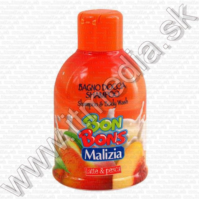 Image of Bon Bons Malizia Douche Gel (500 ml) *Latte Pesca* (IT1575)