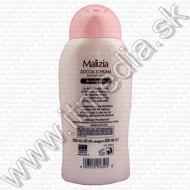 Image of Malizia Relax Tusfürdő 300ml *Musk &amp;amp;amp; Blackberry* (IT6969)
