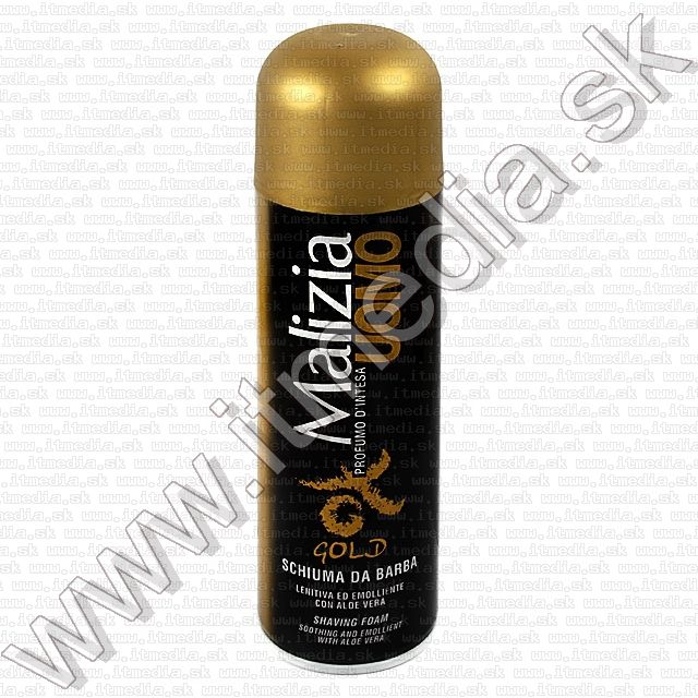 Image of Malizia UOMO Shaving Foam (300 ml) *Gold* (IT4057)