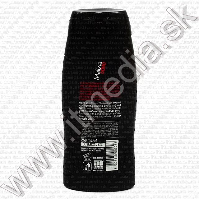 Image of Malizia UOMO tusolókrém és sampon 250 ml *Musk* (IT8225)