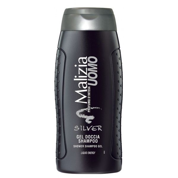 Image of Malizia UOMO tusolókrém és sampon 250 ml *Silver* (IT12598)