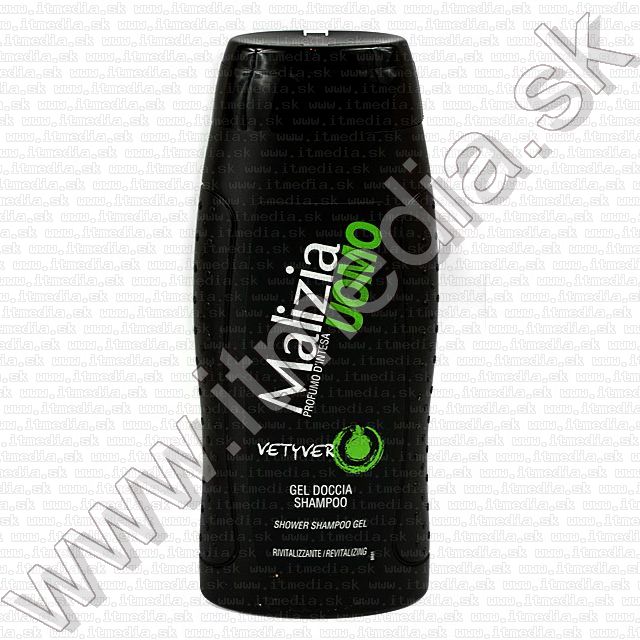 Image of Malizia UOMO Tusfürdő + Sampon (250 ml) *Vetyver* (IT1595)