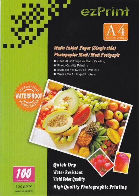 Image of ezPrint Inkjet Paper A4 100g (100pk) (IT6858)