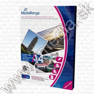 Mediarange Double Side MATT Photopaper A4 250g (50pk) (IT12154) Image of Mediarange Double Side MATT Photopaper A4 250g (50pk) (IT12154)