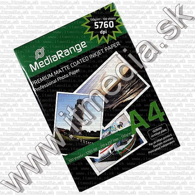 Image of Mediarange Inkjet Paper A4 130g (100pk) (IT5725)