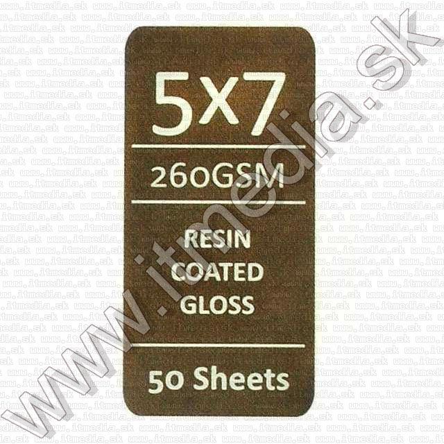 Image of Mirror **PREMIUM** Photo Paper 5x7inch 260g (50pk) INFO! (IT7821)