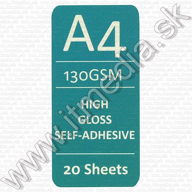 Image of Mirror --SELF-ADHESIVE-- Glossy Photo Paper A4 130g (20pk) (IT5919)
