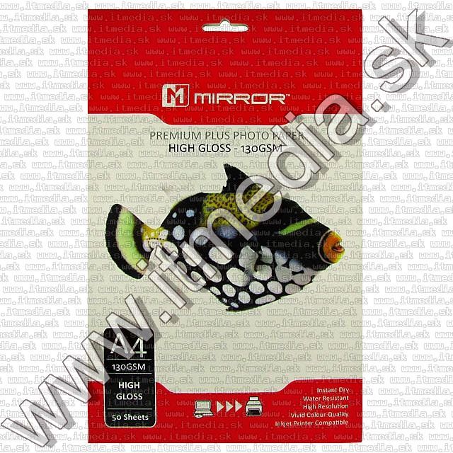 Image of Mirror Glossy Photo Paper A4 130g (50pk) (IT5913)