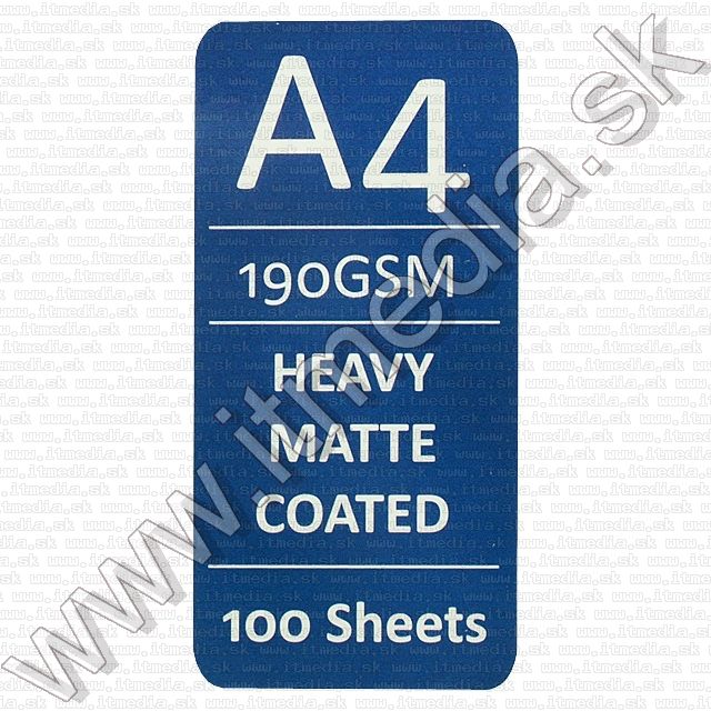 Image of Mirror Matt Photo Paper A4 190g (100pk) (IT8710)