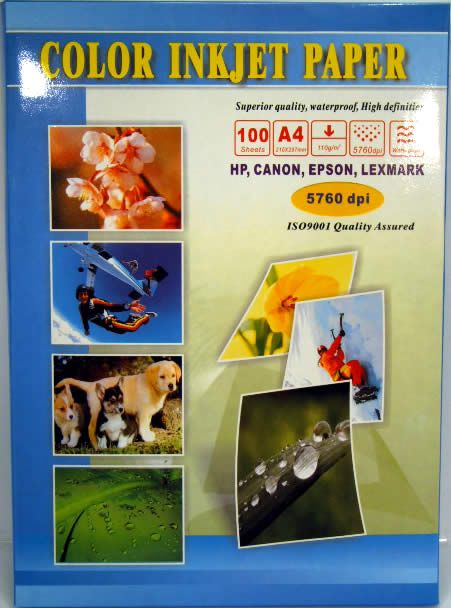 Image of Noname Inkjet Paper A4 110g MATT (100pk) (IT3782)
