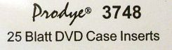 Image of ProDye DVD Case Inserts, Inkjet Paper, 120g, (25pk) 3748 (IT1801)