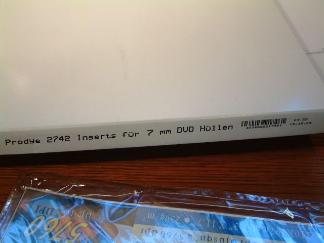 Image of 7mm DVD Case Inserts, Inkjet Paper, 120g, (100pk) (IT1800)