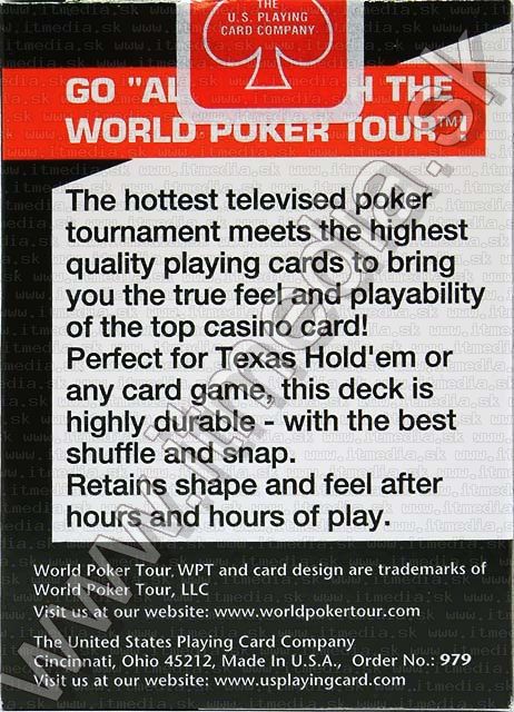 Image of World Poker Tour Playing Cards (IT5219)