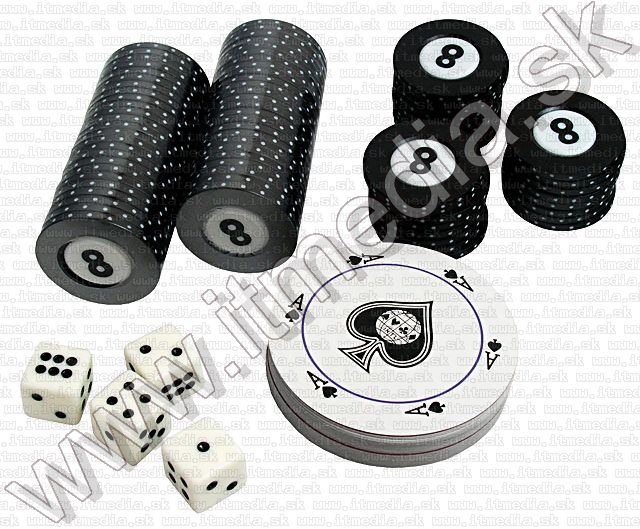 Image of Nyolcas golyó póker készlet 75 darabos (IT5327)