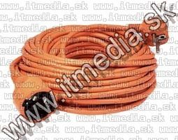 Image of Hálózati hosszabbító kábel 10m Narancs 10A (IT12213)