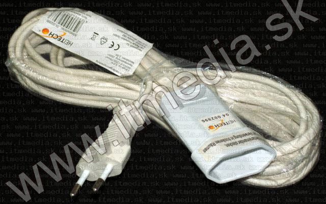 Image of EURO Power Cord Extender 5m white (IT8527)