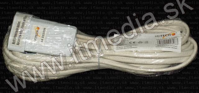 Image of EURO Power Cord Extender 5m white (IT8527)