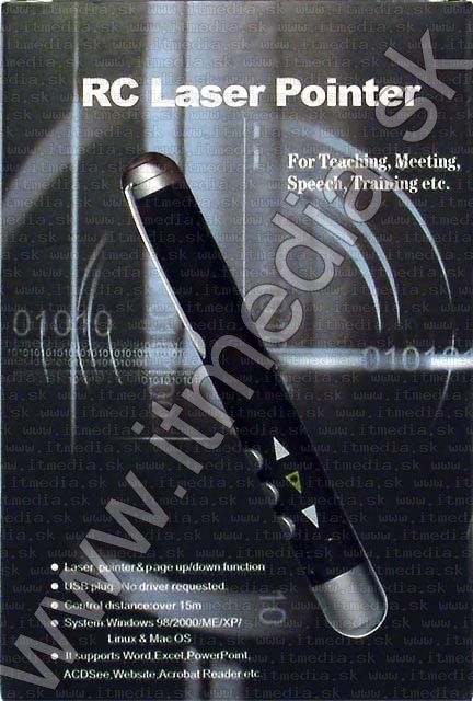 Image of IT Media Laser Presenter + USB IR Remote (IT4736)