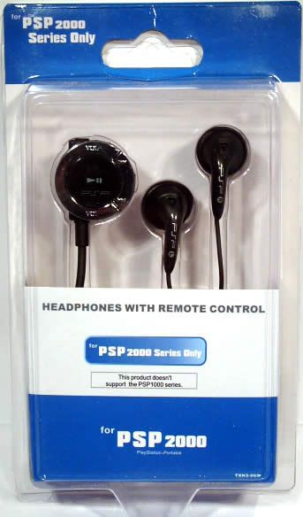 Image of PSP-2000 Head Phones with Remote Controll (IT3188)