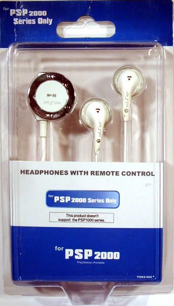 Image of PSP-2000 Head Phones with Remote Controll (IT3188)