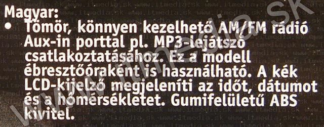 Image of Retro AM-FM Analogue Radio with AUX in (HAV-TR40) (IT4833)