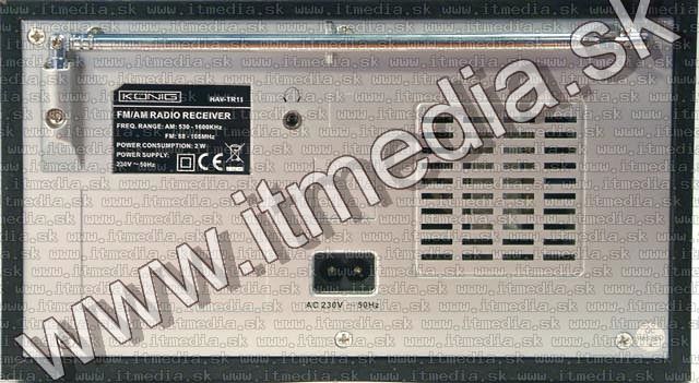 Image of Retro AM-FM Analogue Table Radio (HAV-TR11) (IT4835)