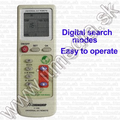 Image of Chunghop Universal AirCondition Remote Controll K-100e (IT8135)