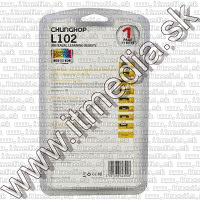 Image of Chunghop Universal *Learning* Remote Controll L-102 (IT8151)