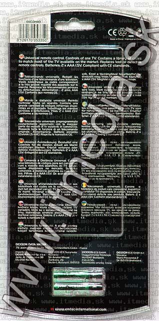 Image of Emtec Universal Remote Controll (EKCOH110) (IT4885)