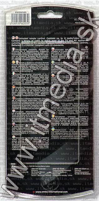 Image of Emtec Universal Remote Controll 4in1 (EKCOH040) (IT4886)