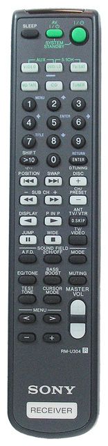 Image of SONY Remote Controll 6-in-1 RM-U304 *BULK* !INFO (IT5112)