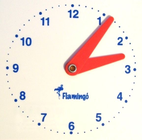 Műanyag óra iskolai taneszköz (IT11398) Image of Műanyag óra iskolai taneszköz (IT11398)