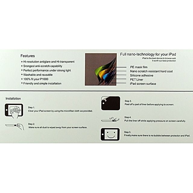Image of Screen Protector Foil Apple iPad2-3 Matte (IT8963)