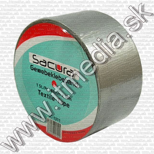 Image of Sacura Textile Tape 48mm x 10m Grey (IT8104)
