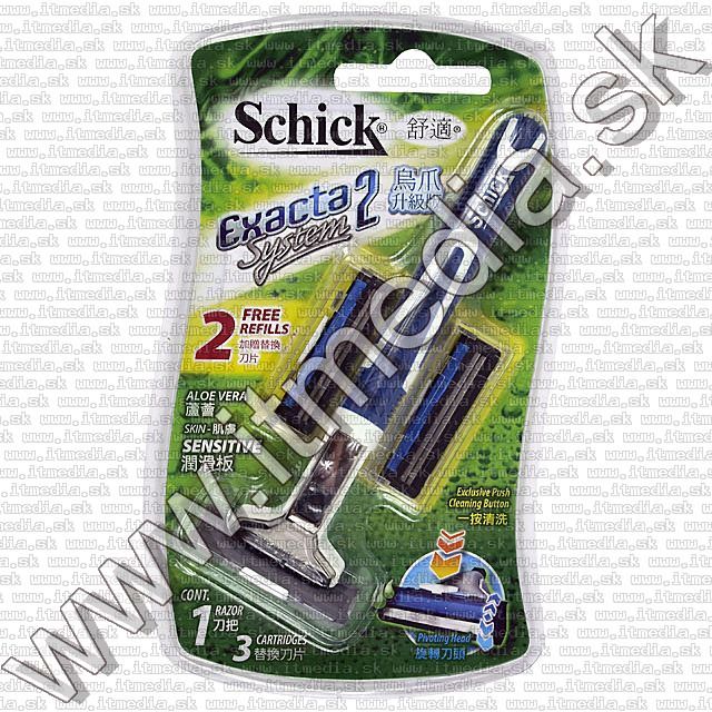 Image of Schick (Energizer) Exacta2 Shaver +3 Head (IT7544)