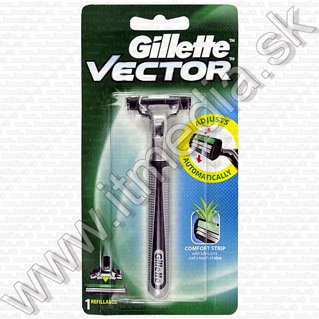 Image of Gillette Vector Shaver +1 Head *Aloe* (IT7543)