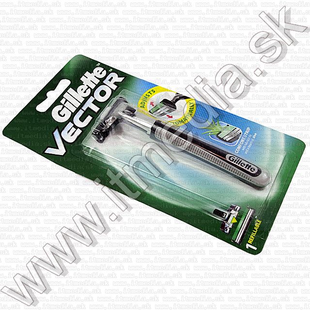 Image of Gillette Vector Shaver +1 Head *Aloe* (IT7543)
