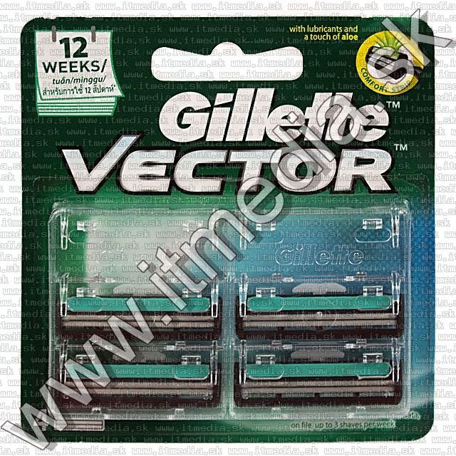 Image of Gillette Vector 4x Refill Cartridges *Aloe* (IT8862)