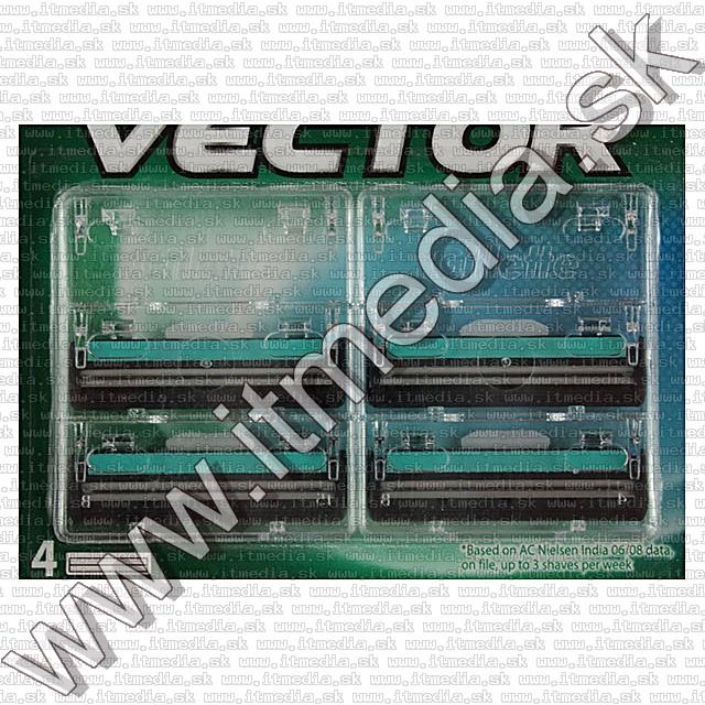 Image of Gillette Vector 4x Refill Cartridges *Aloe* (IT8862)