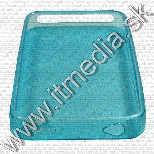 Image of Silicone Case (iPhone 4G-4GS) Circle Pattern *Blue* (IT8117)